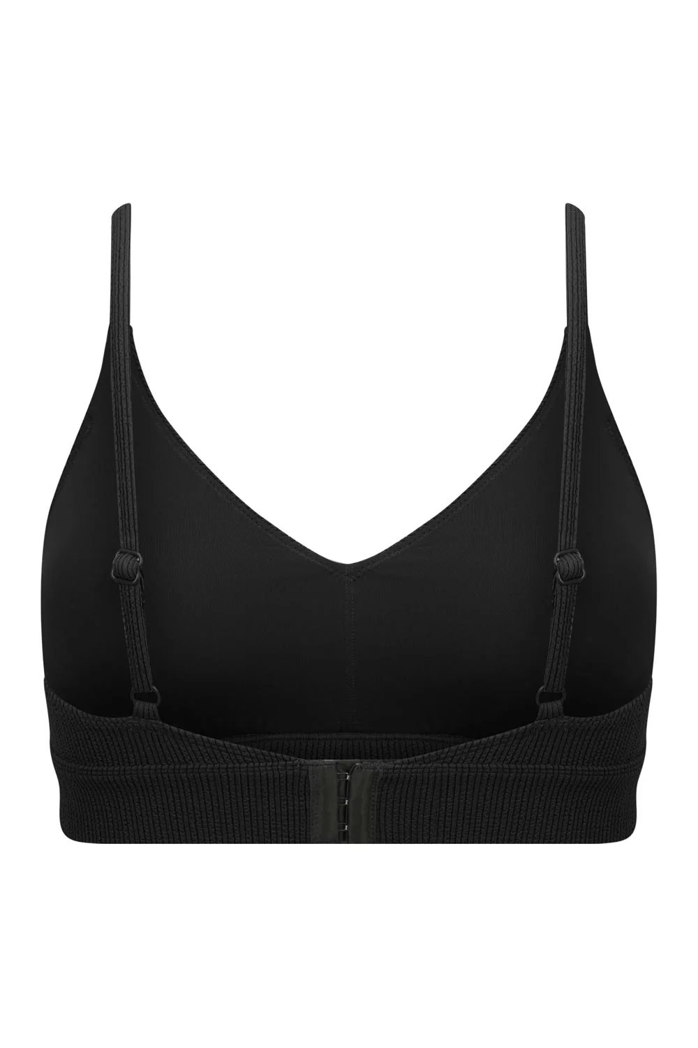 Byron Adjustable Bikini Top - Black Texture - Image 15