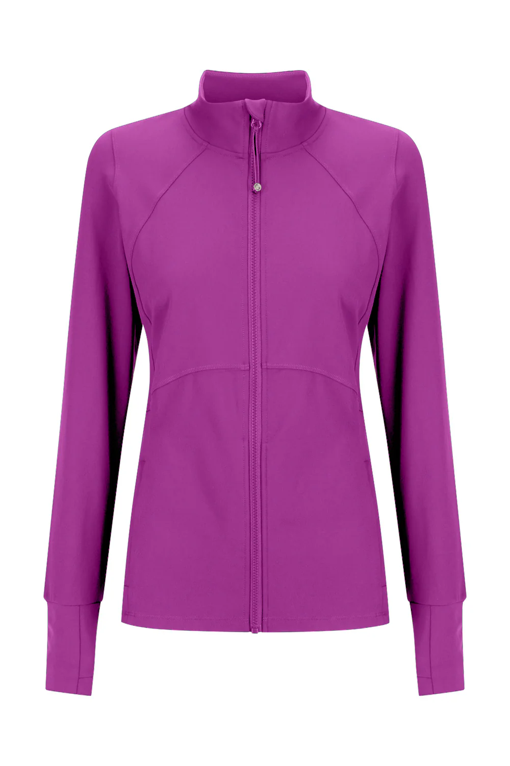 Zip Through Base Jacket - Violet - Image 3