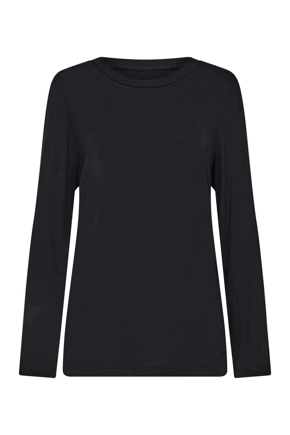Bamboo Long Sleeve Top - Black - Image 12