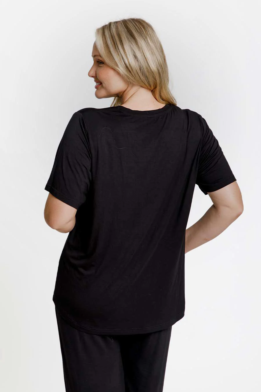 Classic Bamboo T-Shirt - Black - Image 10