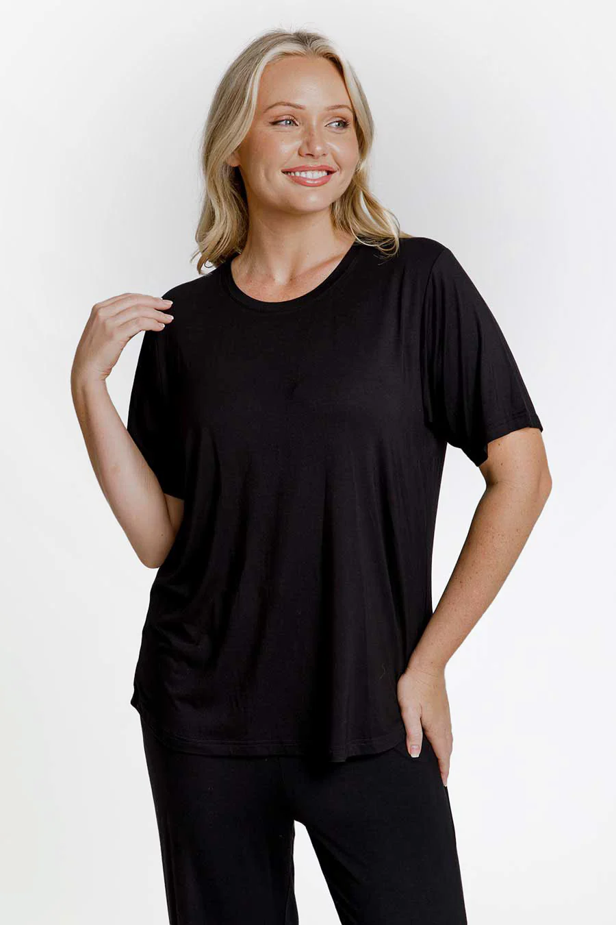 Classic Bamboo T-Shirt - Black - Image 9