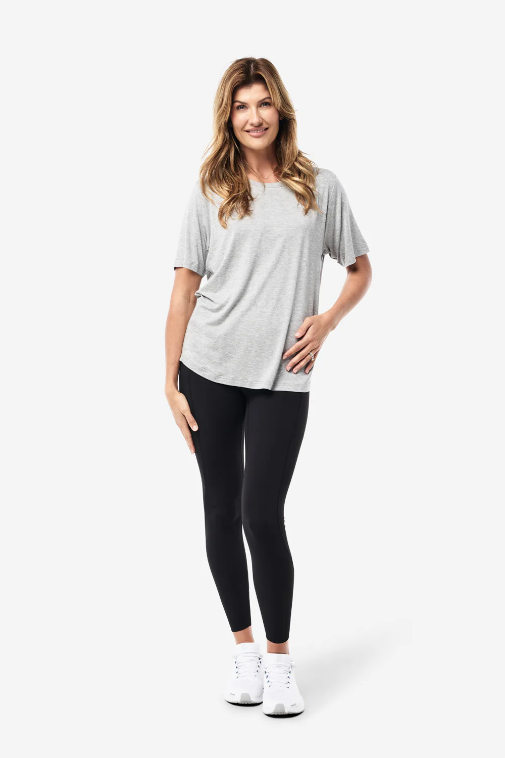 Classic Bamboo T-Shirt - Grey Marle - Image 5
