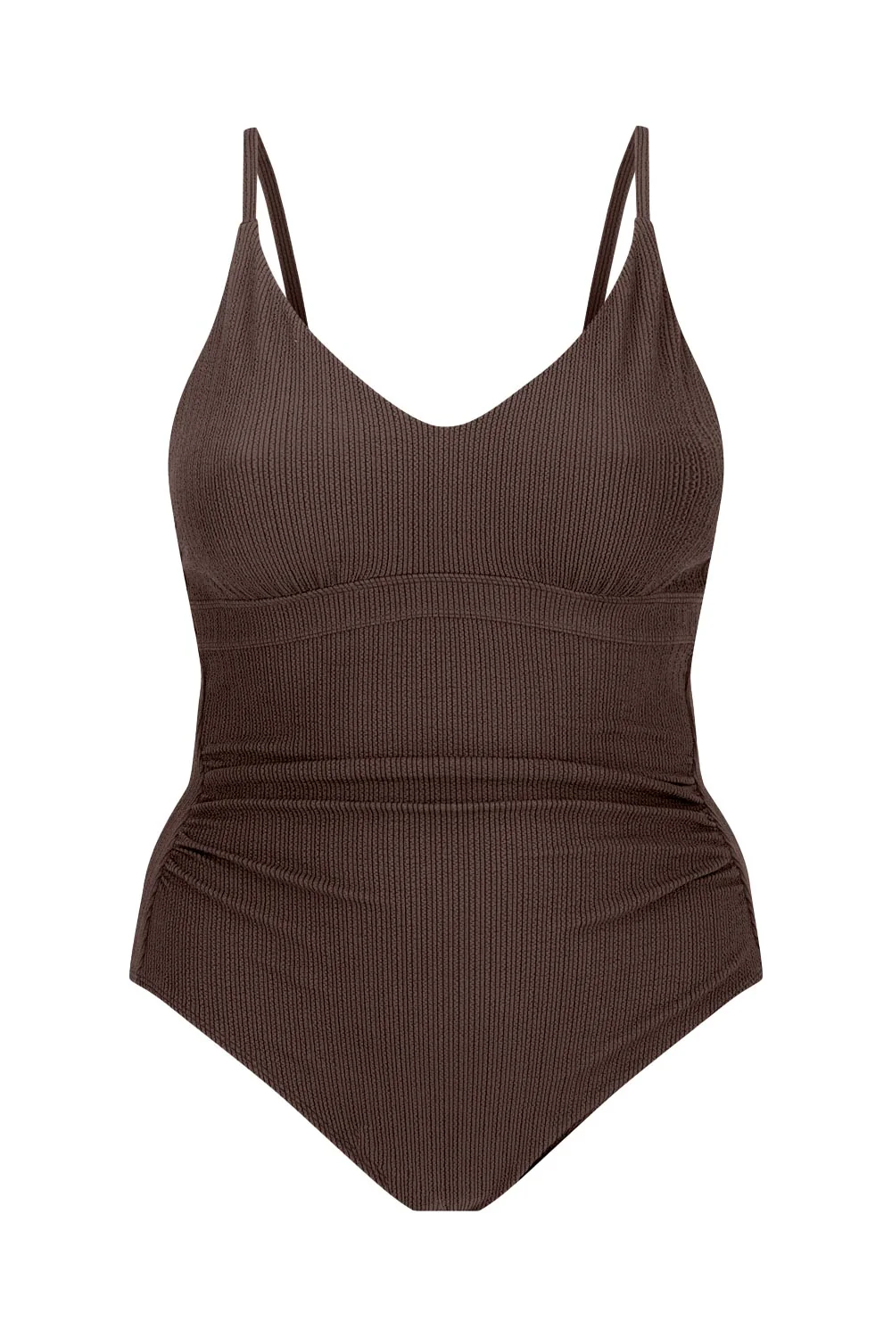 Coolum Core Support One Piece Swim - Espresso Texture - Image 10