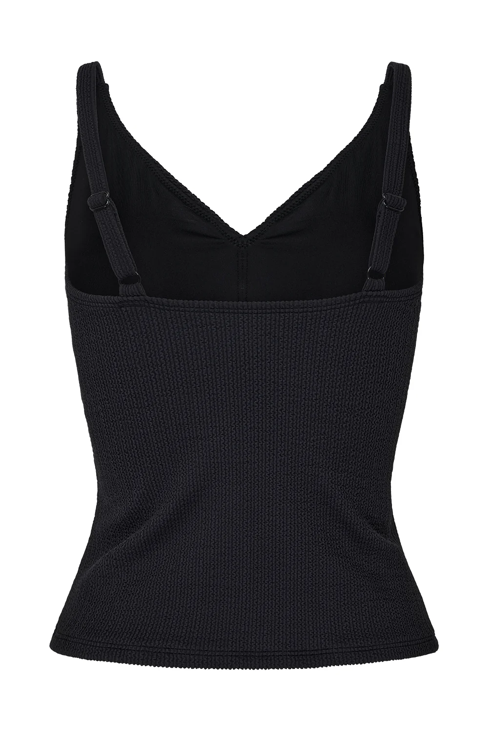 Coolum Tankini Top - Black Texture - Image 10