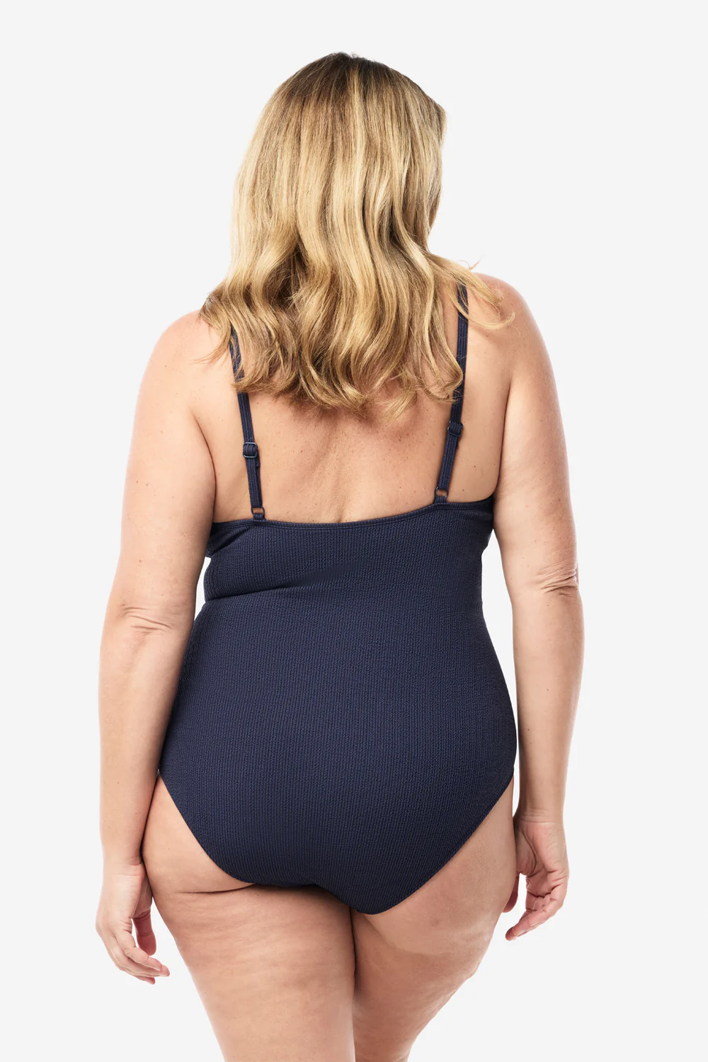 Coolum Core Support One Piece Swim - Navy Texture - Image 7