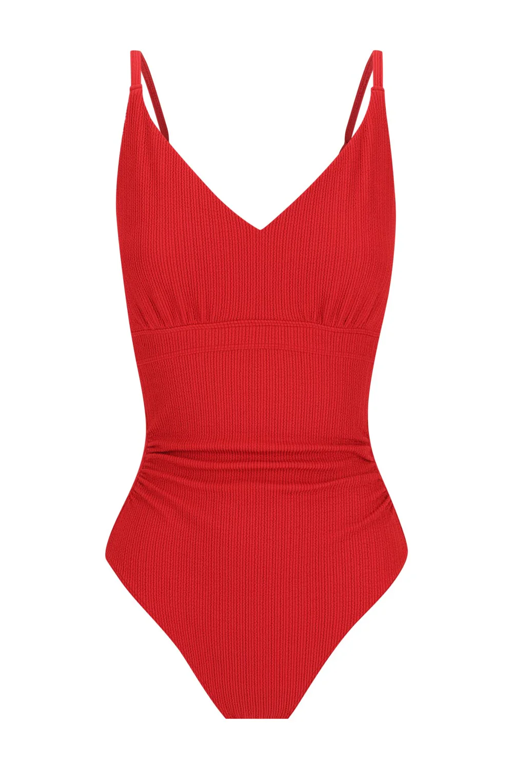 Coolum Core Support One Piece Swim - Red Texture - Image 11