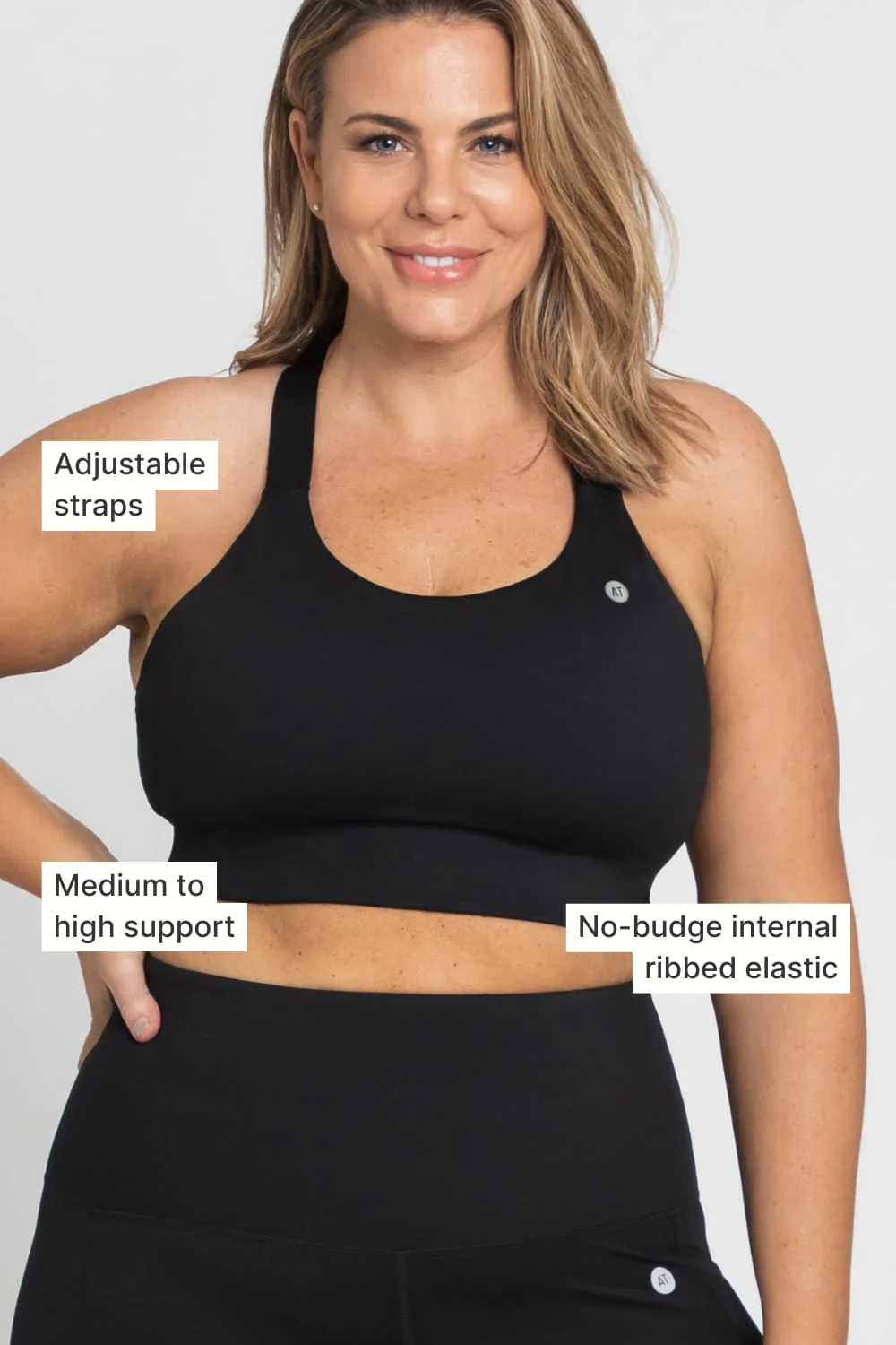 Utility Move Adjustable Bra - Black - Image 3