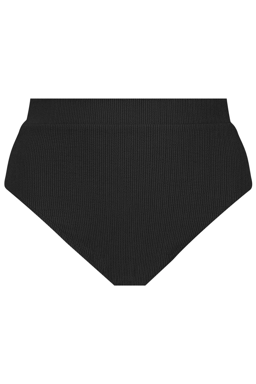 Byron High Waisted Bikini Bottom - Black Texture - Image 14
