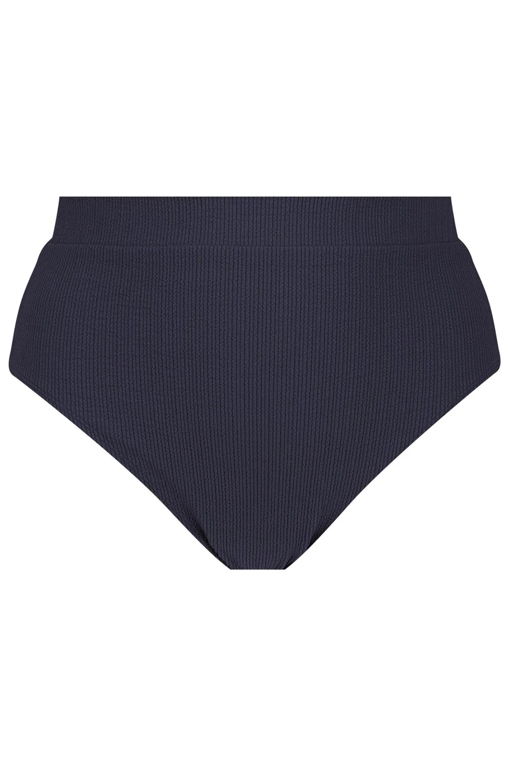 Byron High Waisted Bikini Bottom - Navy Texture - Image 13