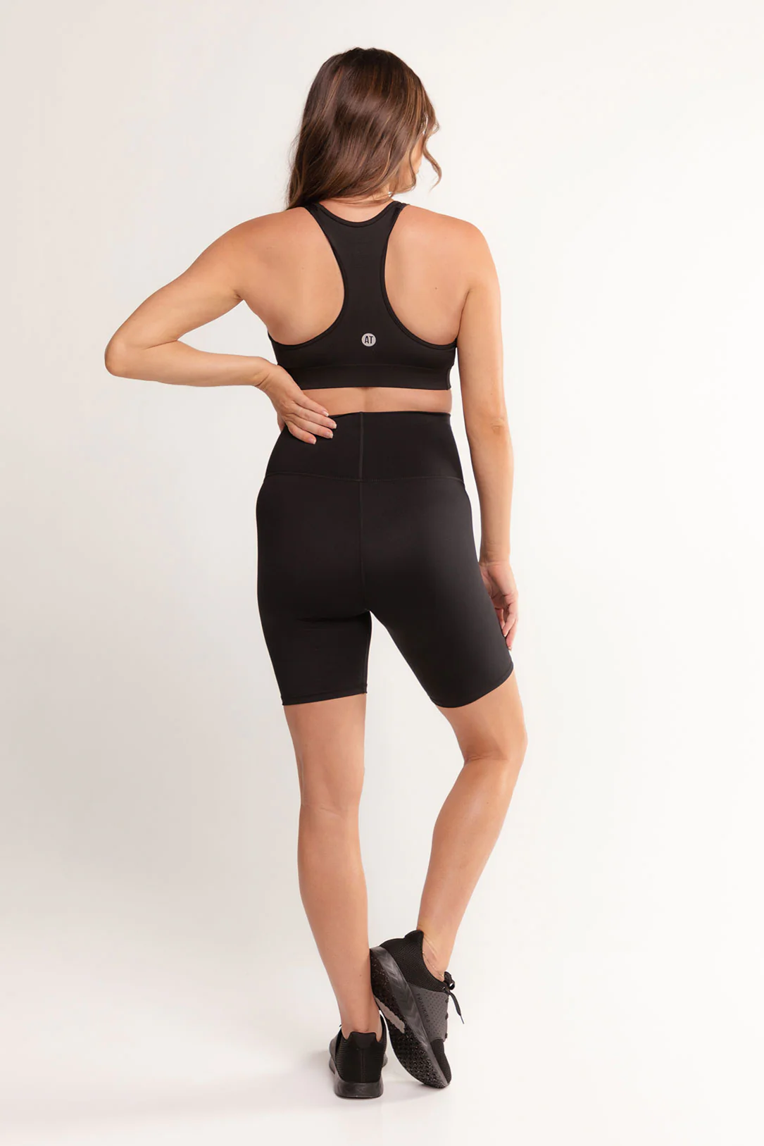 Maternity Support Move Bike Short - Black - Image 5