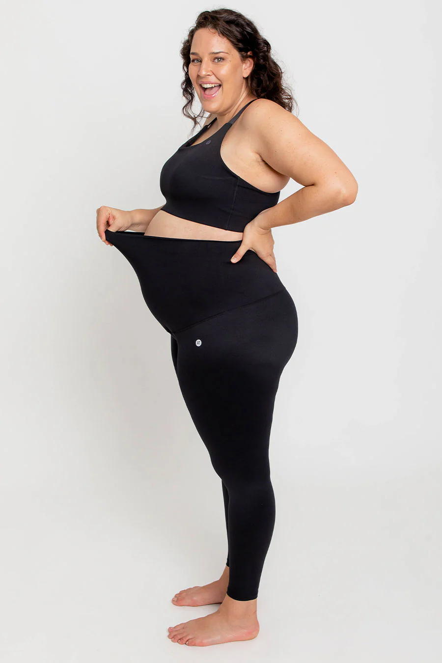 Maternity Support Move Legging - Black - Image 5