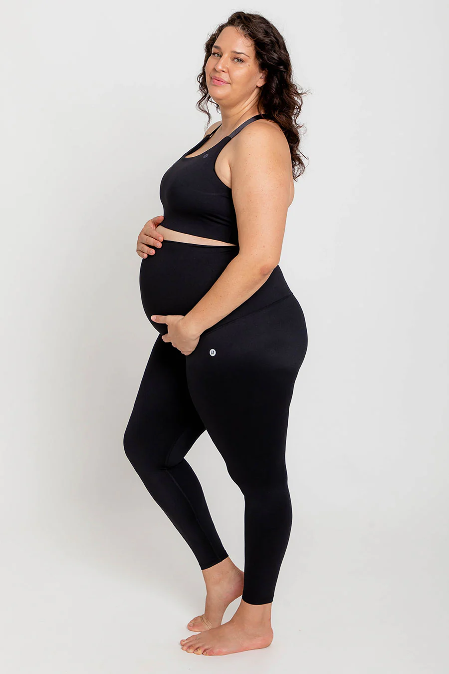 Maternity Support Move Legging - Black - Image 6